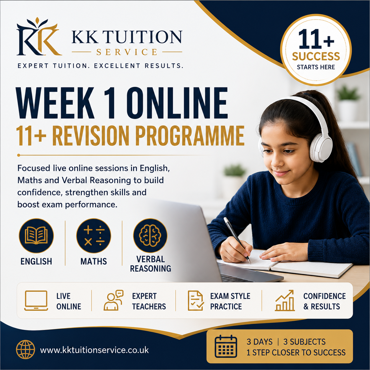Week 1 Online 11+ Revision Programme -9:00-:10:00