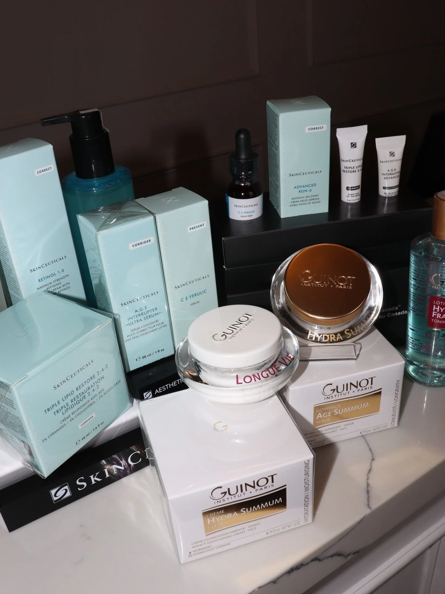 TODAY ONLY! 🤍❄️

20% OFF SKINCEUTICALS &amp; GUINOT SKINCARE PRODUCTS! 

We are so excited to offer this promo to all of you as these products are true game changers in the world of skincare! 

*Purchase in app for pick up in spa within 14 days, or 