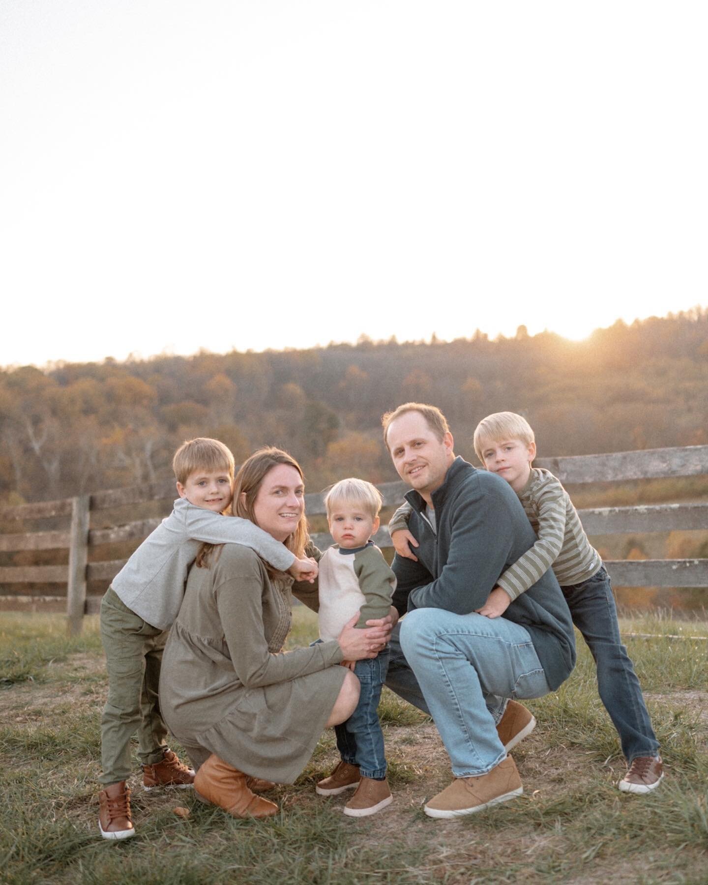 I have to give a shout-out to my clients for being so amazing and patient this year. Mother Nature has had her own plans, and after countless reschedules this year fall sessions are almost over! This sweet family was blessed with undoubtedly the most