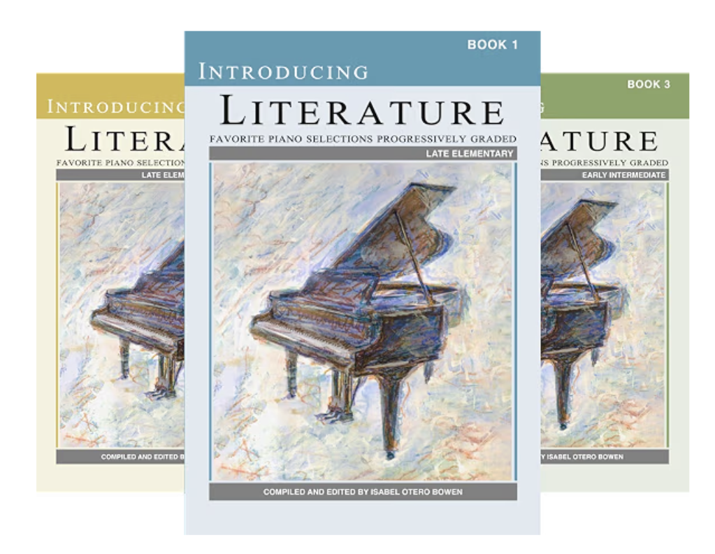 Introducing Piano Literature - Favorite Piano Selections Progressively Graded Books 1-3