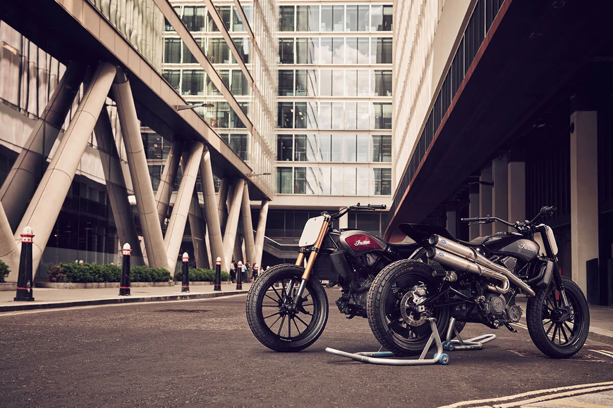 2019 Indian Motorcycle FTR 1200 Hooligan flat track, photographed by imagefactory studio - London based automotive and motorcycle photographer.