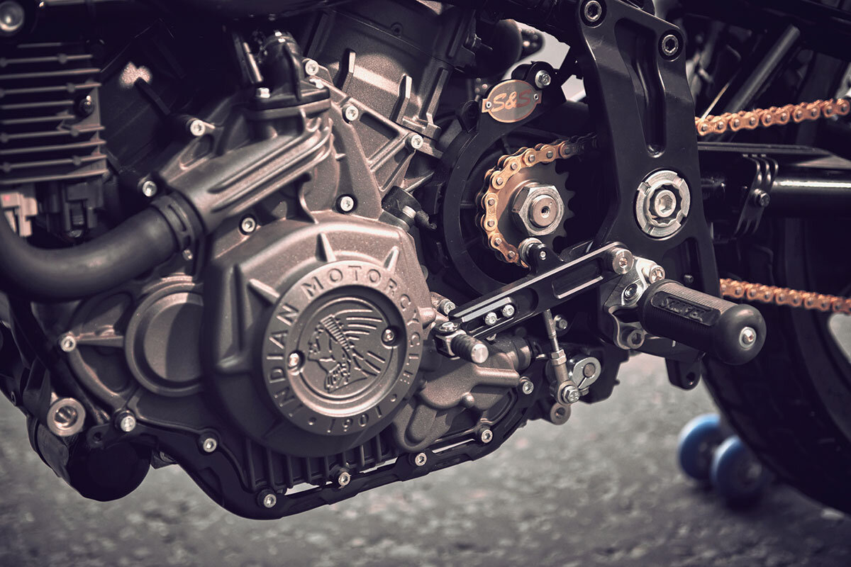 2019 Indian Motorcycle FTR 1200 Hooligan flat track, photographed by imagefactory studio - London based automotive and motorcycle photographer.