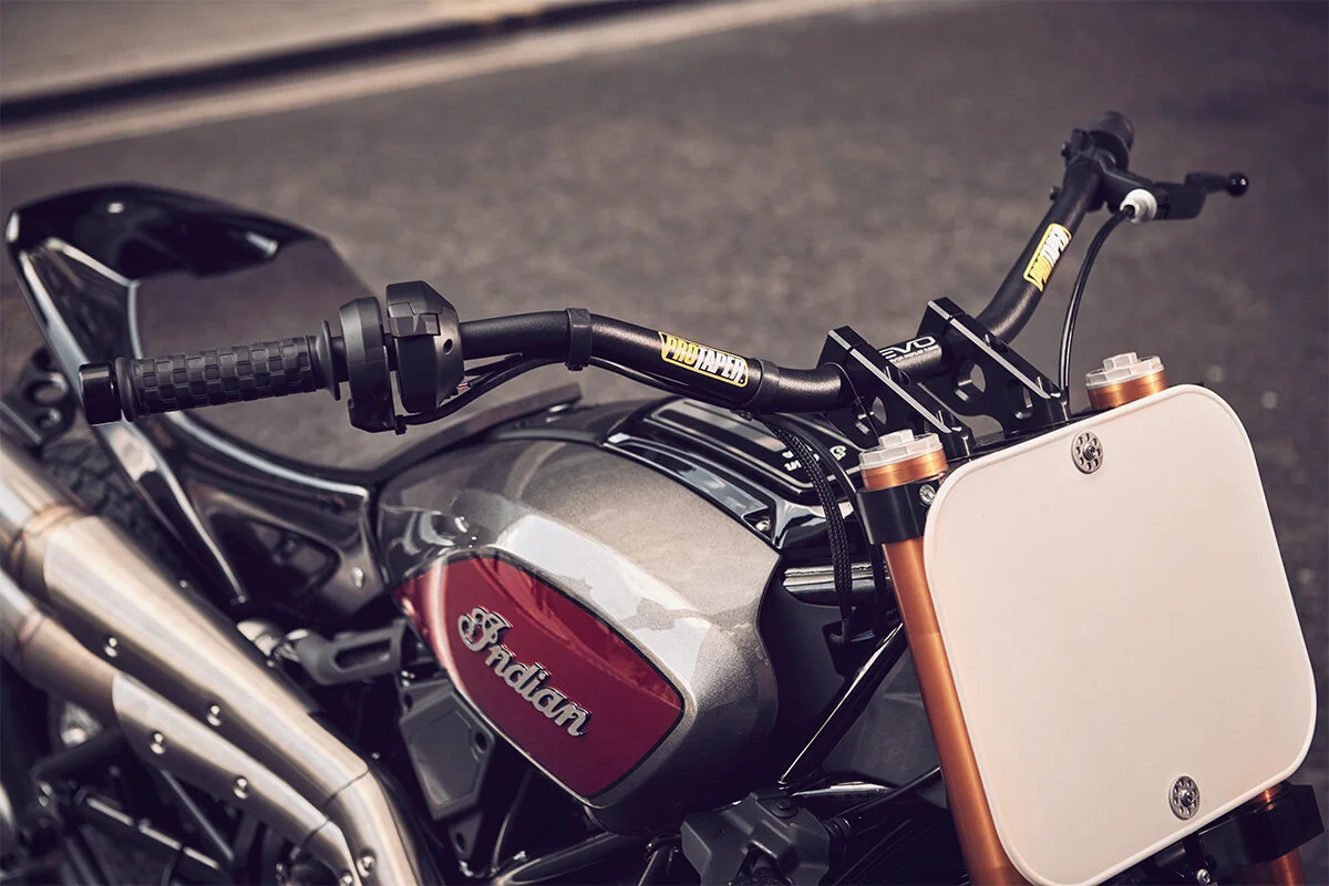 2019 Indian Motorcycle FTR 1200 Hooligan flat track, photographed by imagefactory studio - London based automotive and motorcycle photographer.
