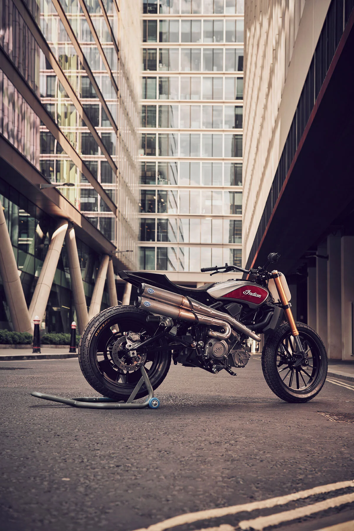 2019 Indian Motorcycle FTR 1200 Hooligan flat track, photographed by imagefactory studio - London based automotive and motorcycle photographer.