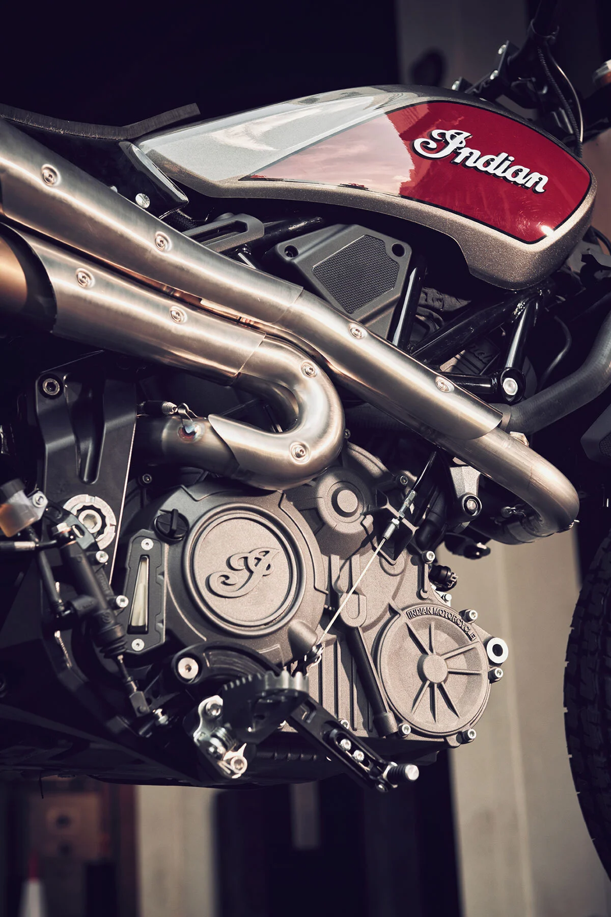 2019 Indian Motorcycle FTR 1200 Hooligan flat track, photographed by imagefactory studio - London based automotive and motorcycle photographer.