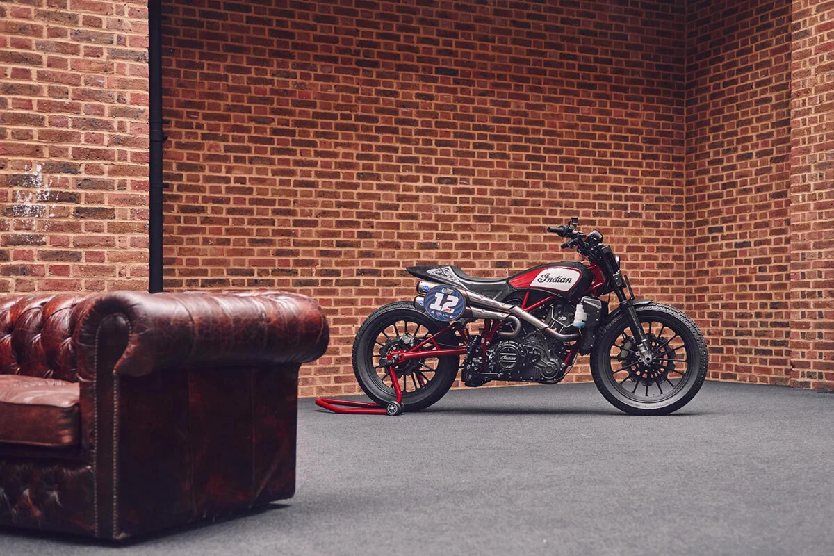 2018 Indian Motorcycle FTR 1200 Prototype, photographed by imagefactory studio - London based automotive and motorcycle photographer.