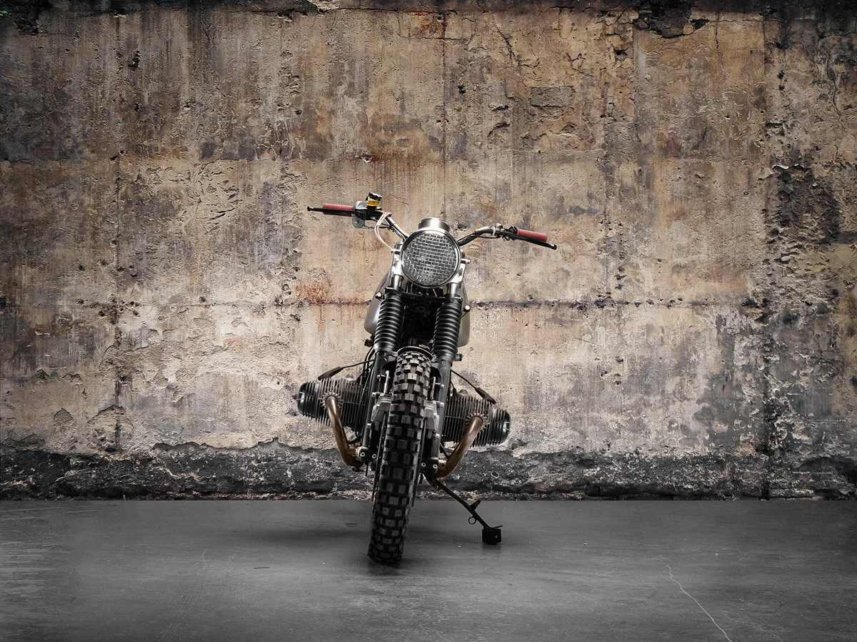 1995 BMW R 80RT SCRAMBLER by Curiosity Moto, photographed by imagefactory studio - London based automotive and motorcycle photographer