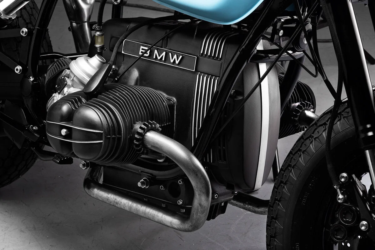 1995 BMW R 100R / SINROJA R3, photographed by imagefactory studio, London based automotive and motorcycle photographer