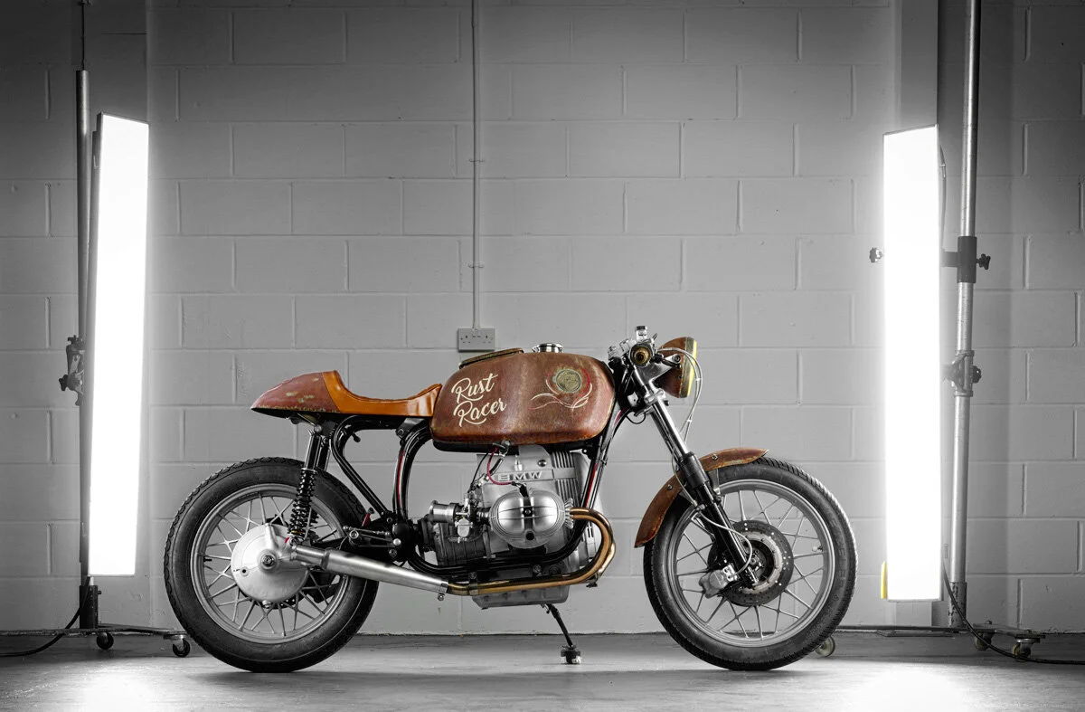 1993 BMW R 100RS - RUST RACER, photographed by imagefactory studio - London based automotive and motorcycle photographer. 