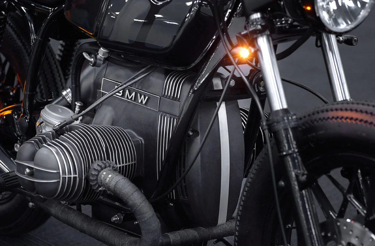 1992- BMW R80 - SINROJA R2, photographed by imagefactory studio - London based automotive and motorcycle photographers.