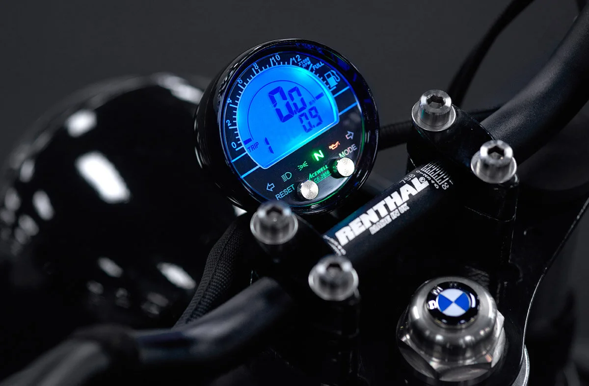 1992- BMW R80 - SINROJA R2, photographed by imagefactory studio - London based automotive and motorcycle photographers.