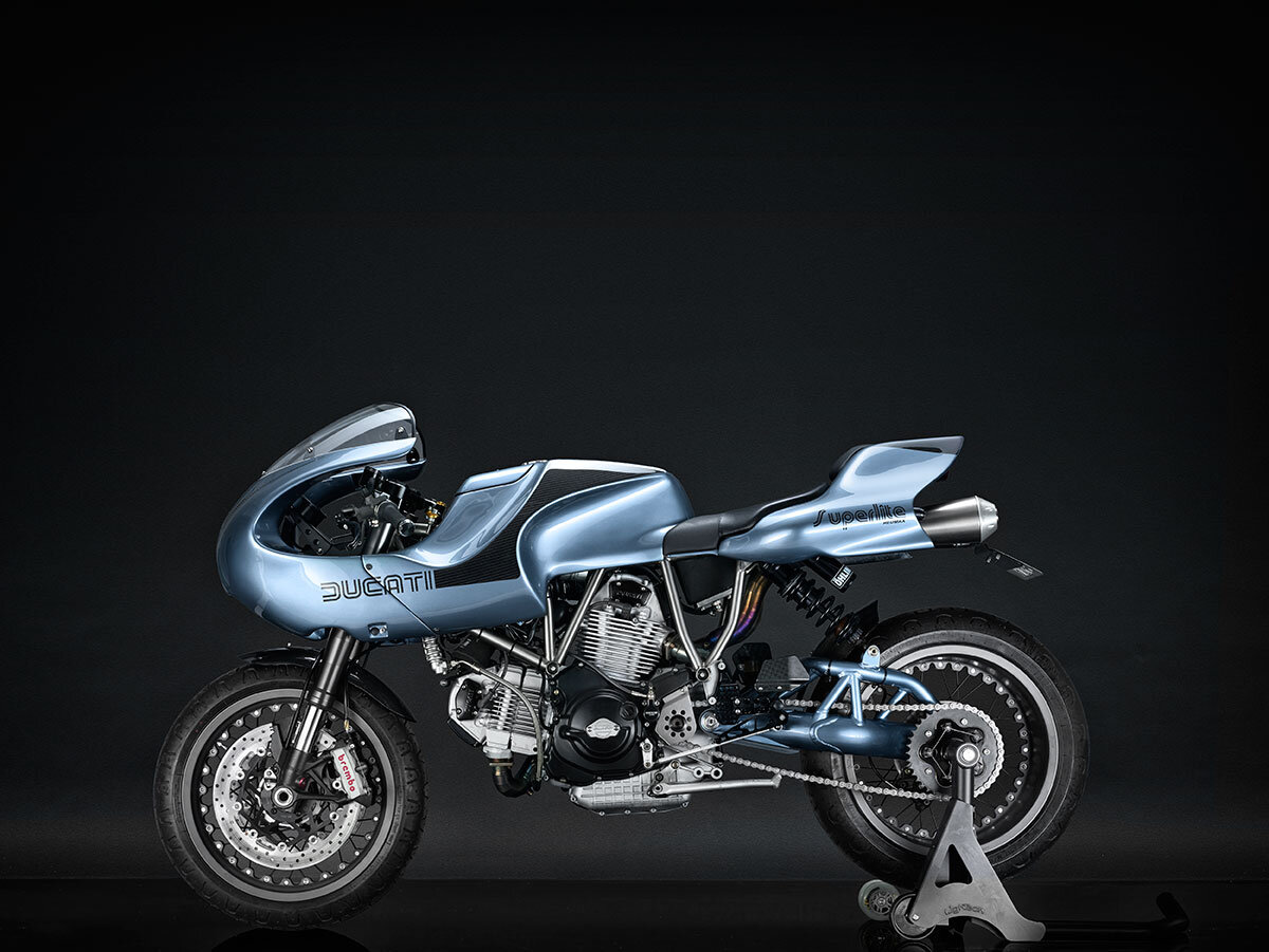 2002 DUCATI MH900 Evoluzione / Super Lite, photographed by imagefactory studio - London based automotive and motorcycle photographer. 