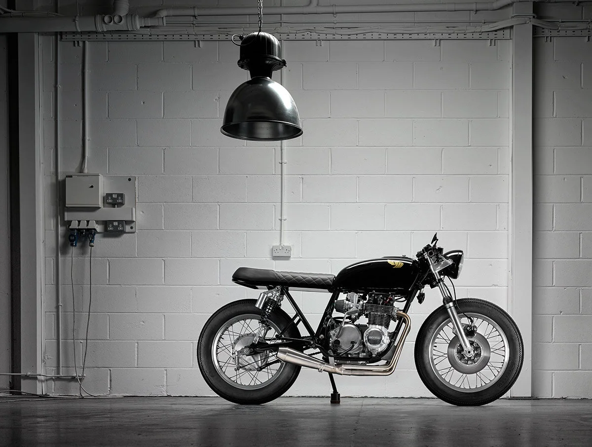 HONDA CB 500/550 - SINROJA R5, photographed by imagefactory studio - London based automotive and motorcycle photographer. 