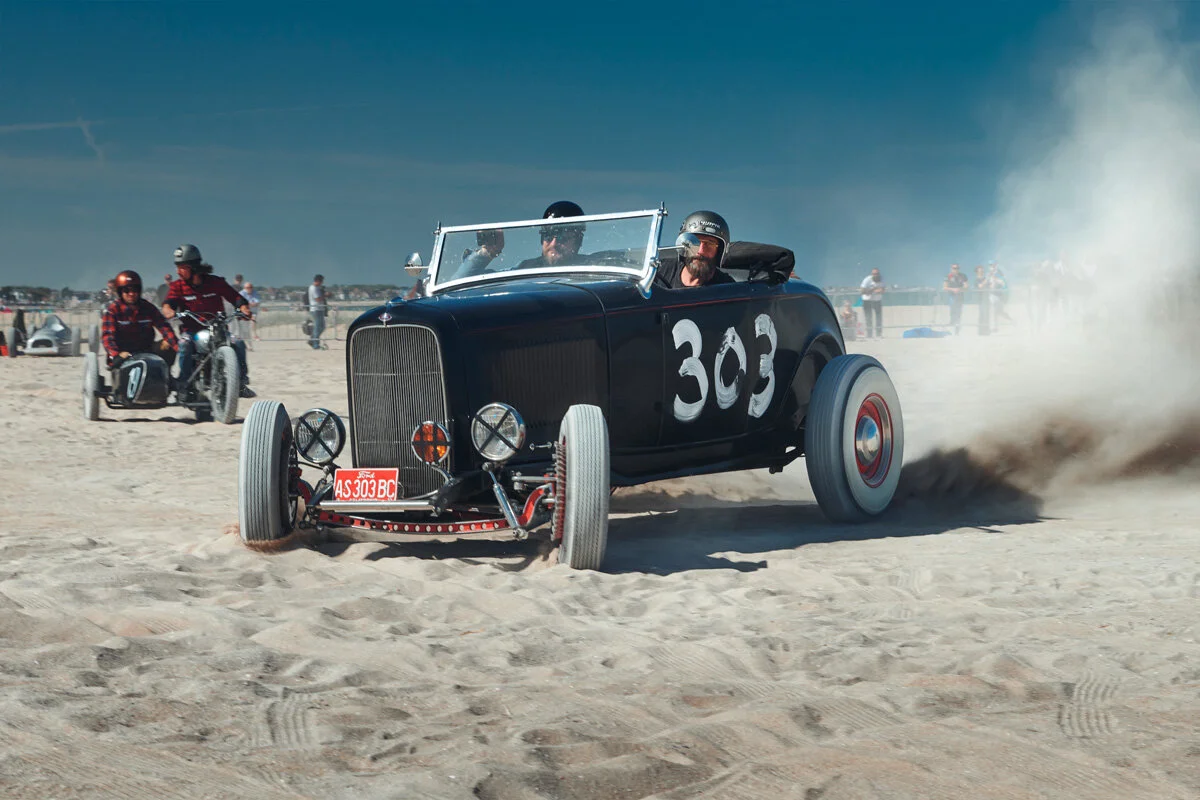 2019 "Normandy Beach Race" - Riva-Bella / Ouistreham - France, photographed by imagefactory studio - London based automotive and motorcycle photographer.