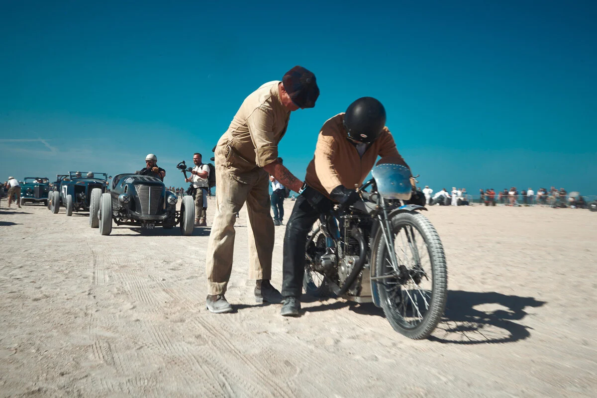 2019 "Normandy Beach Race" - Riva-Bella / Ouistreham - France, photographed by imagefactory studio - London based automotive and motorcycle photographer.