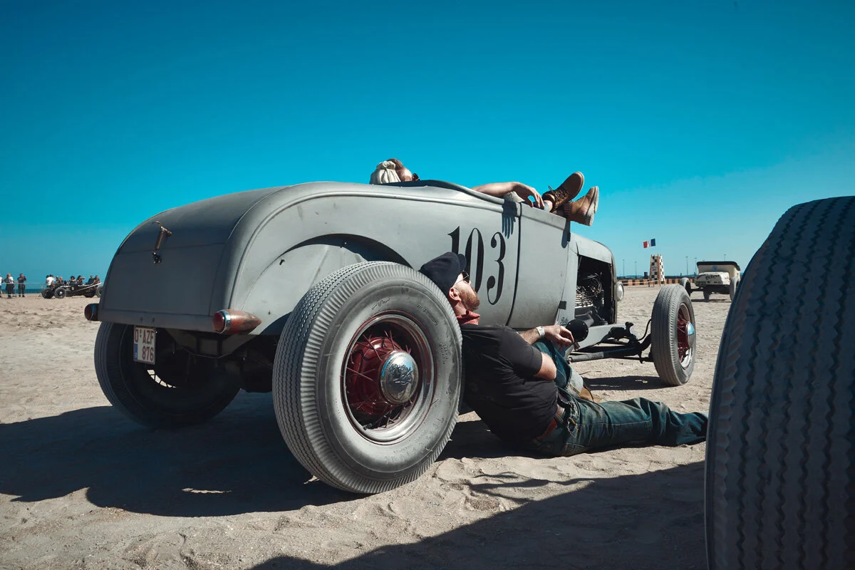 2019 "Normandy Beach Race" - Riva-Bella / Ouistreham - France, photographed by imagefactory studio - London based automotive and motorcycle photographer.