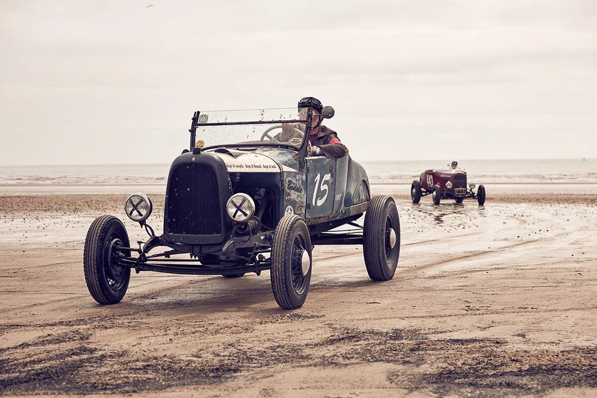 2019 "Race the Waves" beach race - Bridlington UK, photographed by imagefactory studio - London based automotive and motorcycle photographer.