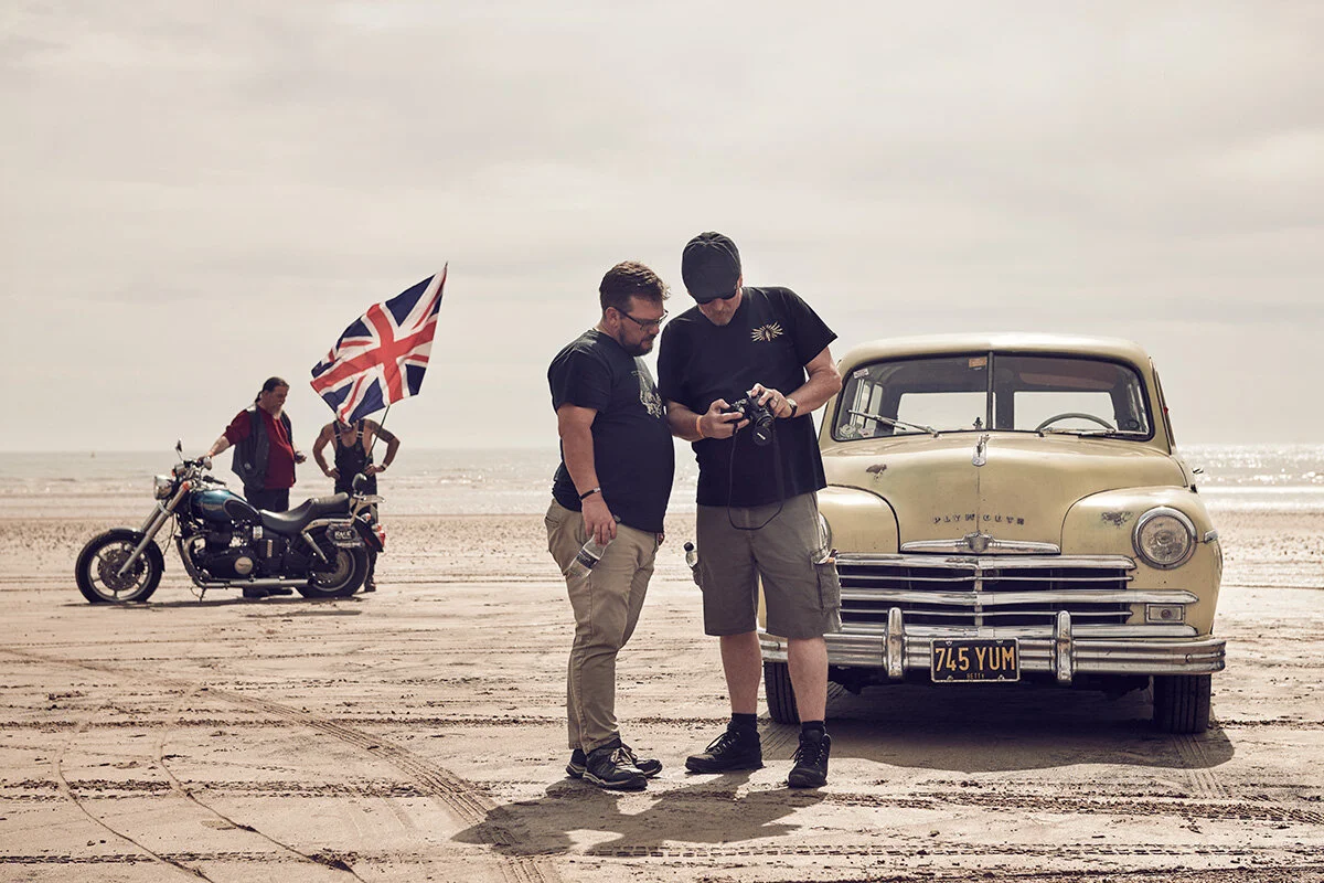 2019 "Race the Waves" beach race - Bridlington UK, photographed by imagefactory studio - London based automotive and motorcycle photographer.