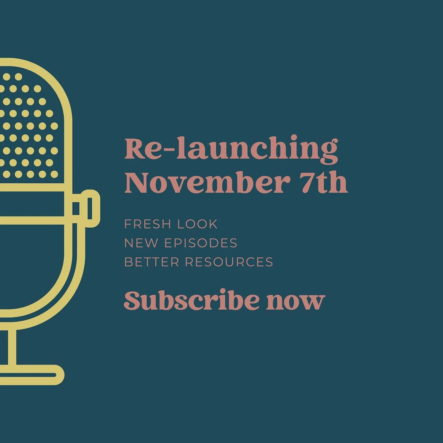 Let the countdown begin! 🎉

On November 7, 2022 we're bringing you new episodes, better planning resources and a BONUS series you're not going to want to miss!

SUBSCRIBE: 
💛 Apple Podcasts
💛 Spotify
💛 Google Podcasts
💛 iHeartRadio
💛 Stitcher 
