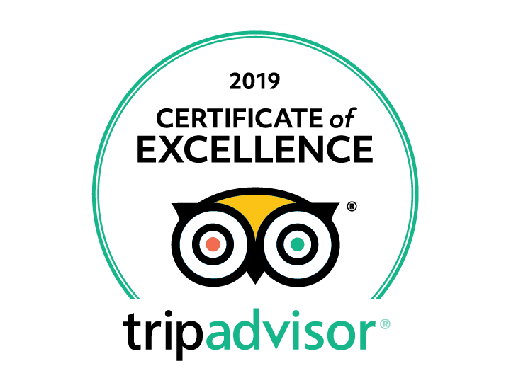 TripAdvisor Certificate of Excellence 2019