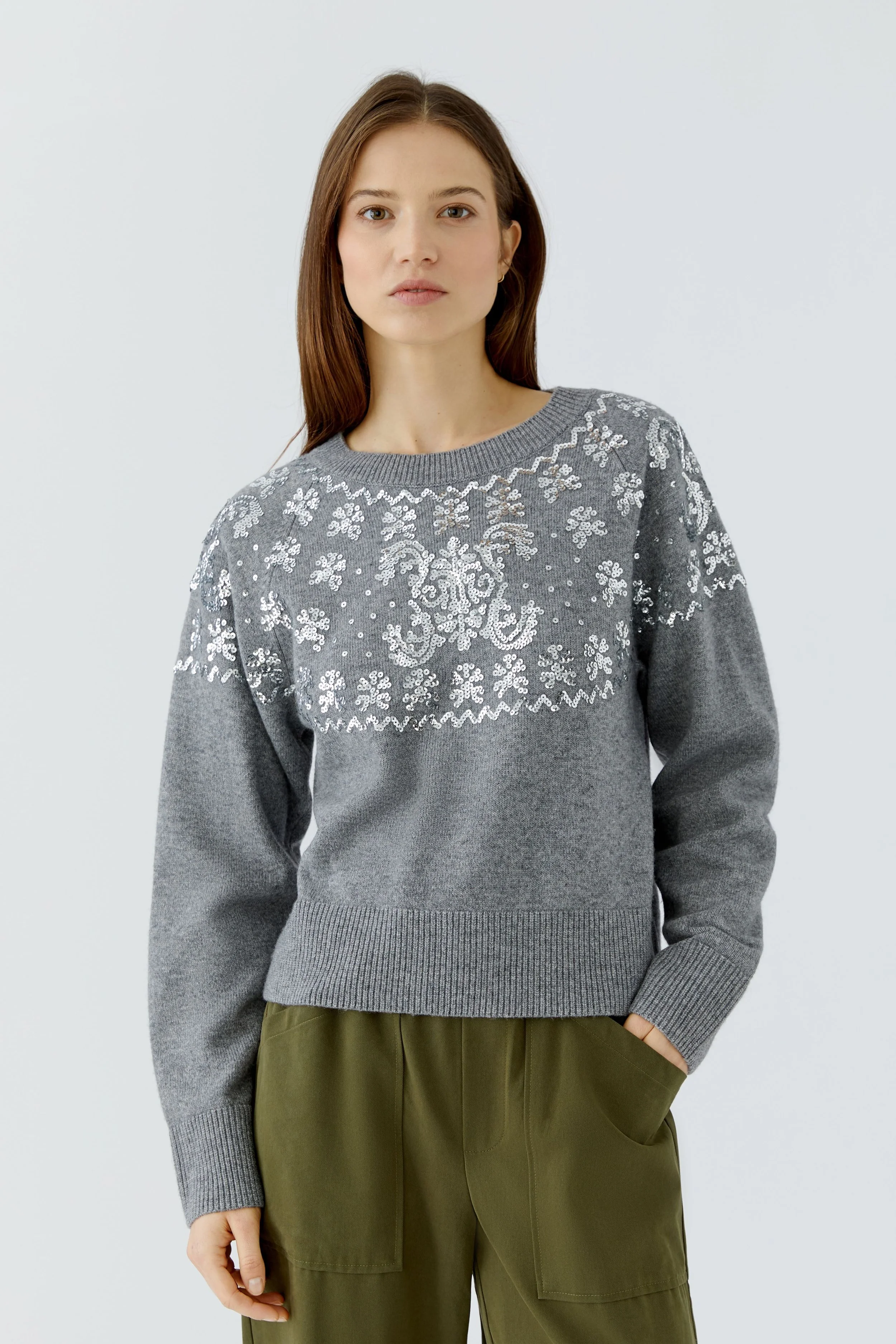 Sequin Embellished Knit 97975