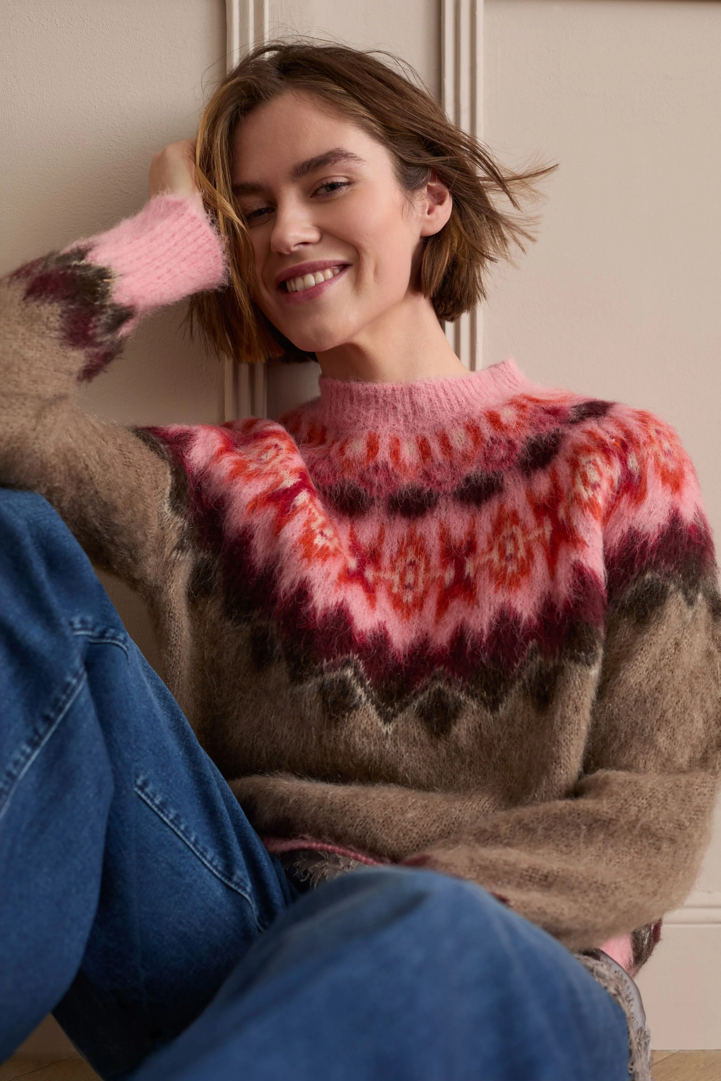 COMING SOON - Alpaca Blend Fairisle Knit  99847