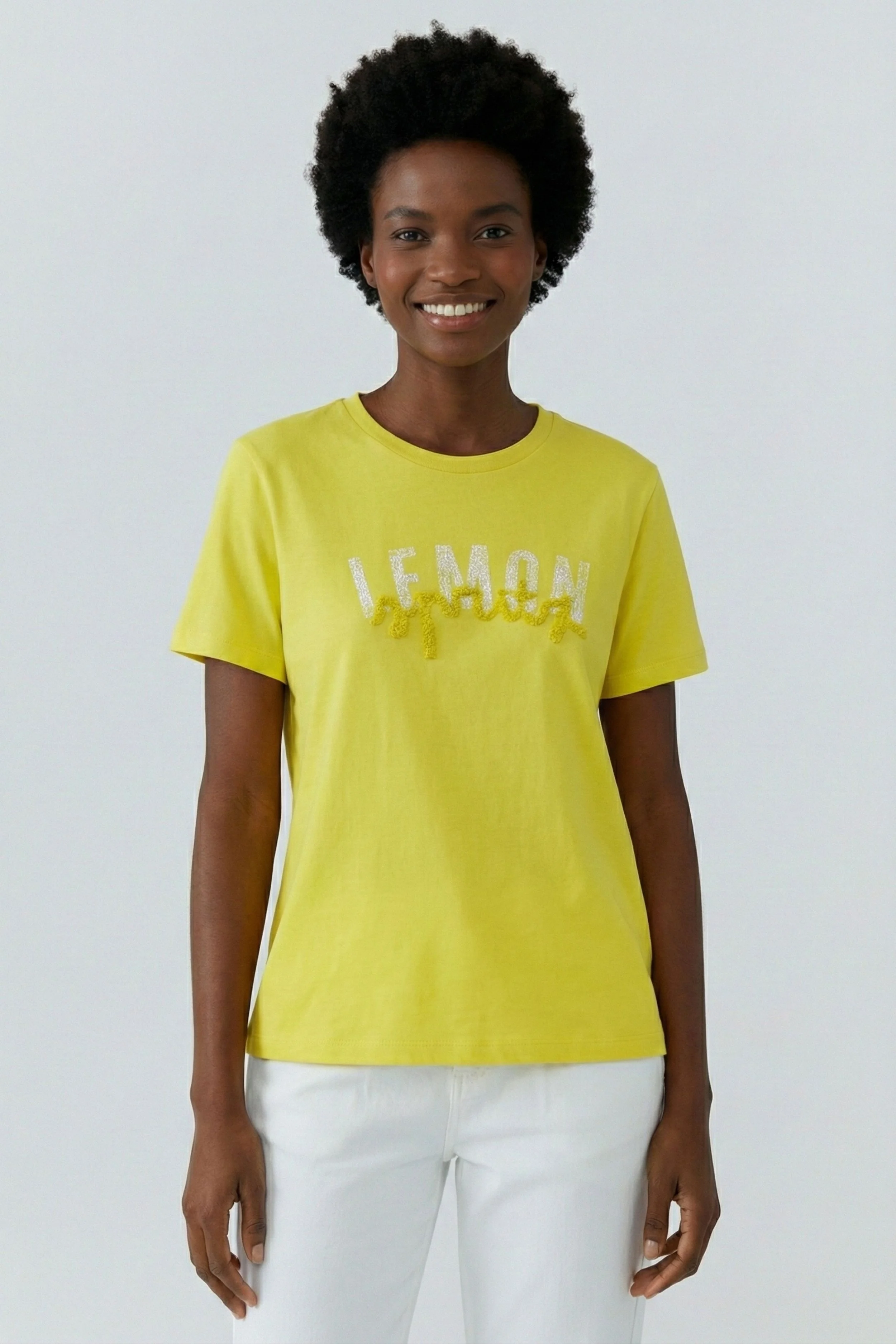 Pure Cotton Lemon Spritz Tee  97205
