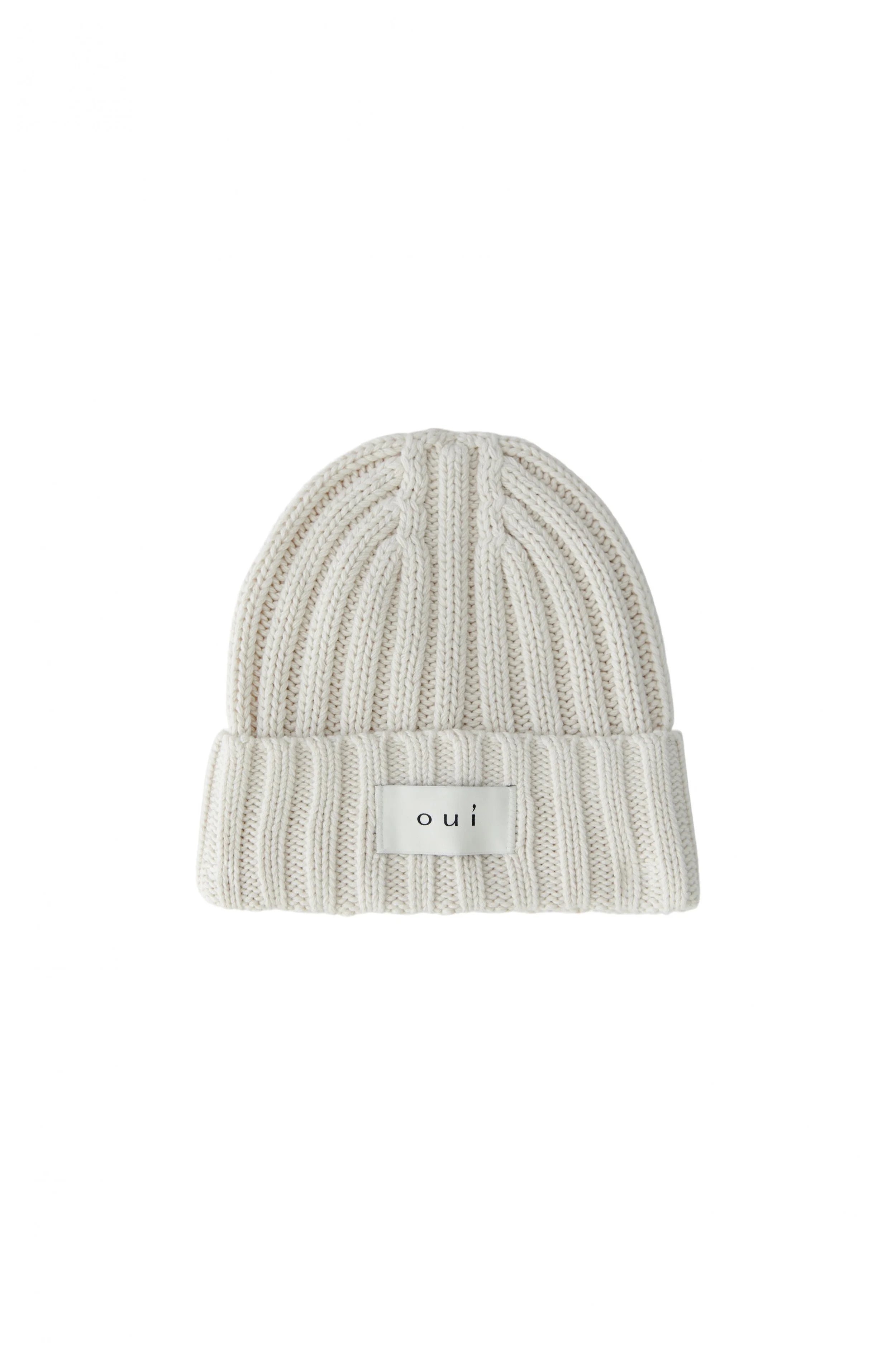 COMING SOON - Cotton Blend Beanie in Off White  89767  //  1021