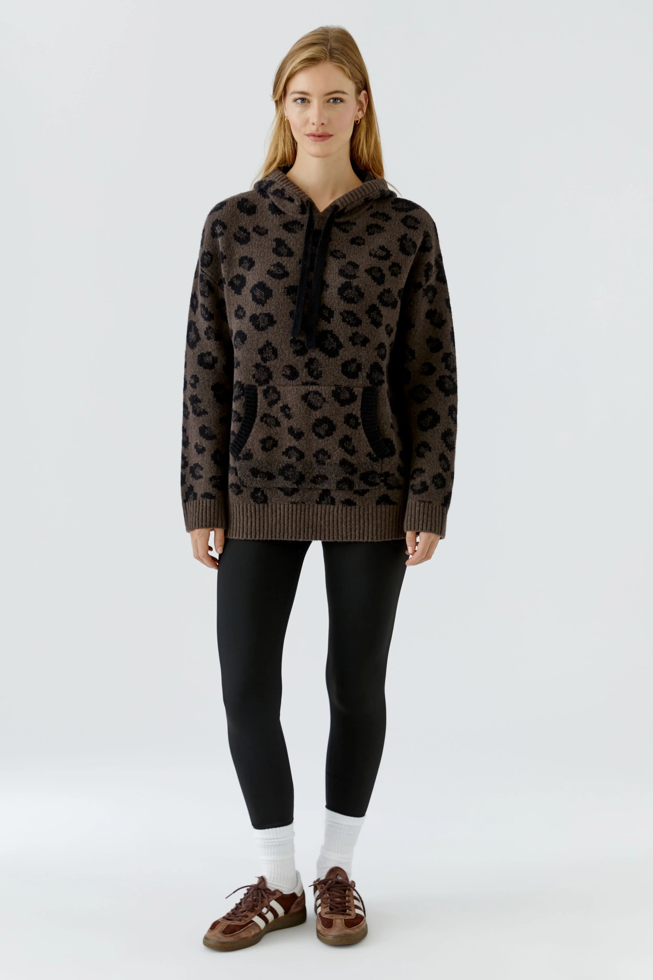 Cotton Blend Leo Knitted Hoodie   97981  //   0899