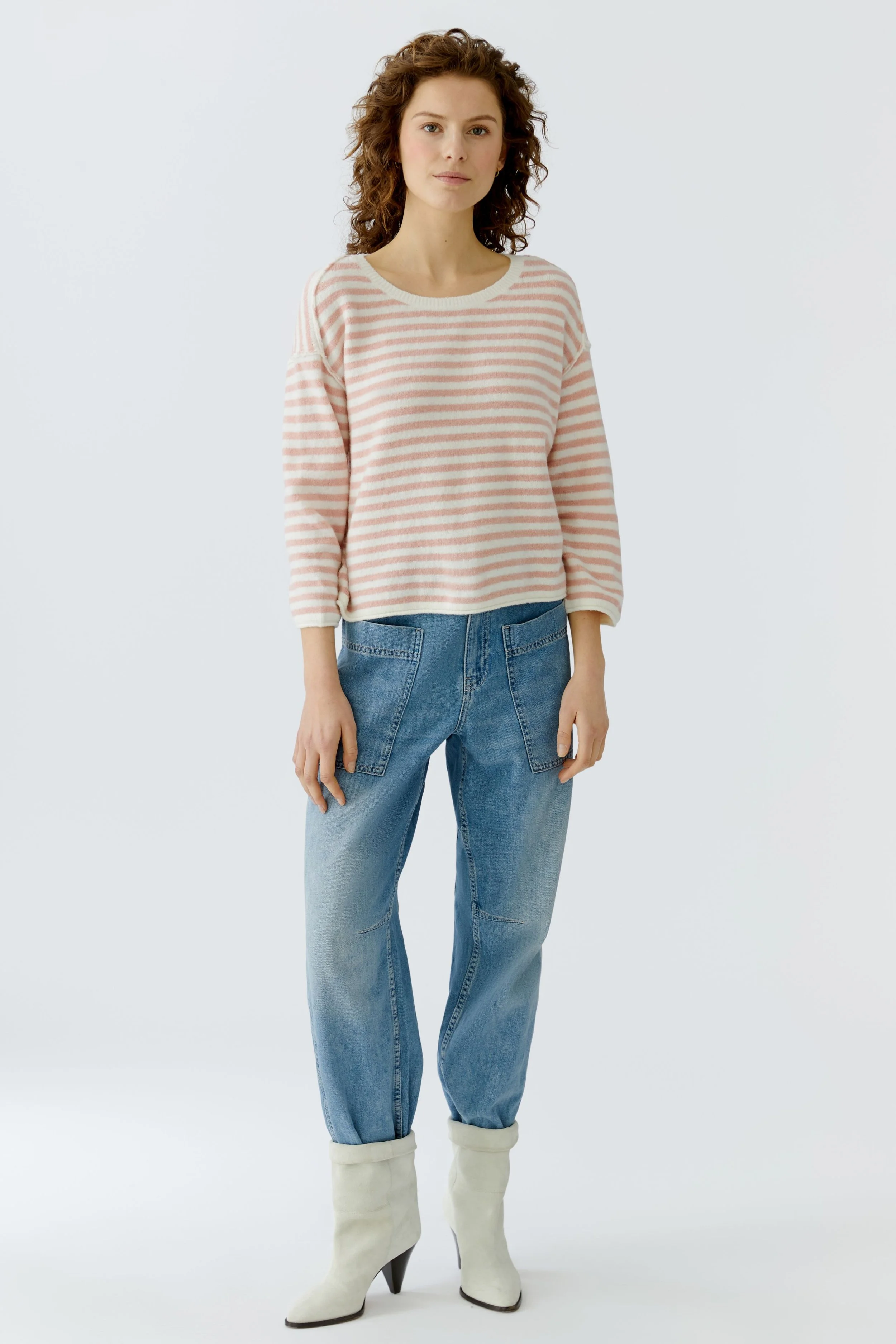 COMING SOON  Pale Pink Stripe Knit  97624