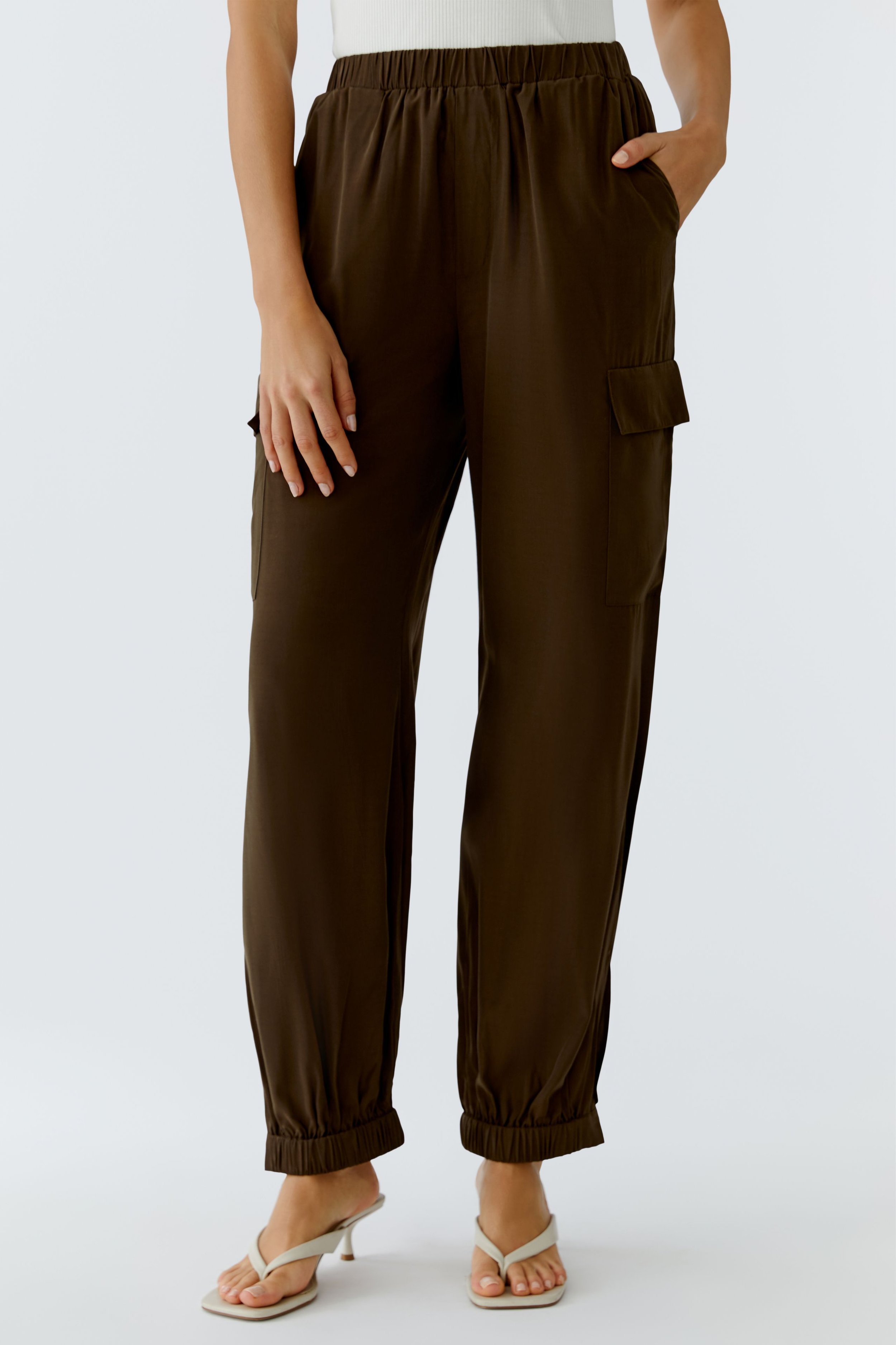 COMING SOON - Silky Trouser in Demitasse  97144