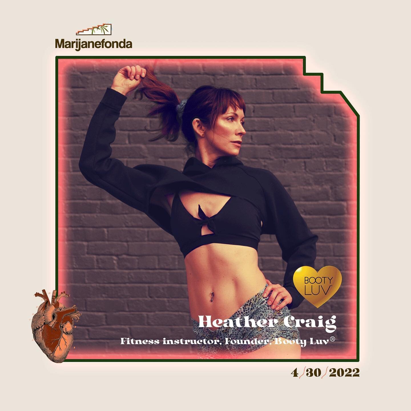 Beyond excited to have @bootyluvfitness back for MJF! 🍑 Heather Craig is an experienced trainer/instructor/international retreat leader/raver/creator of Booty Luv&reg; Fitness and we&rsquo;re THRILLED for 4/30/22 🔗 link in bio! #bootyluvfitness #fi