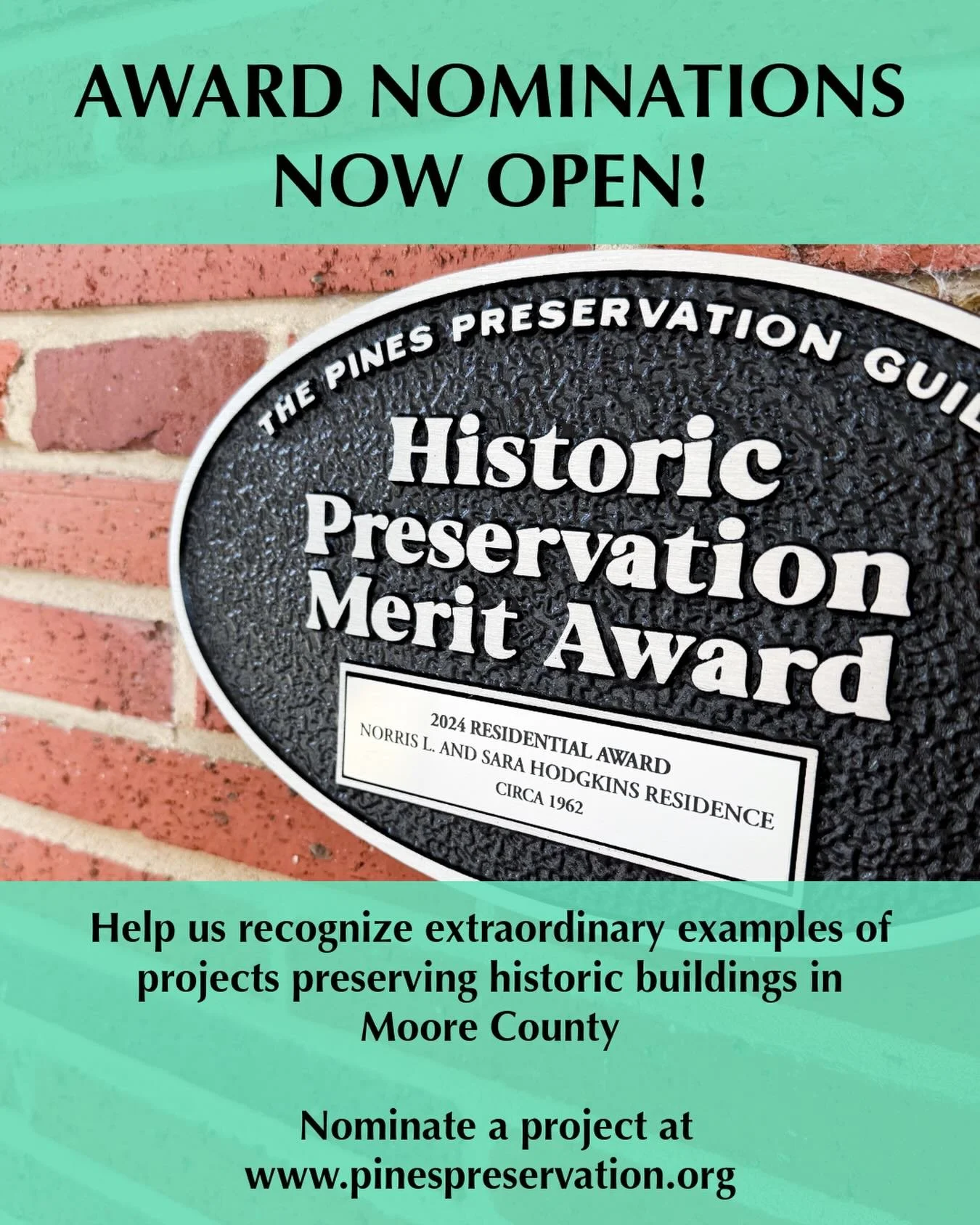 The time has come to recognize and celebrate the members of our community who are actively working to rehabilitate, save, and preserve Moore County&rsquo;s historic structures. So we&rsquo;re thrilled to announce that this year&rsquo;s Historic Prese