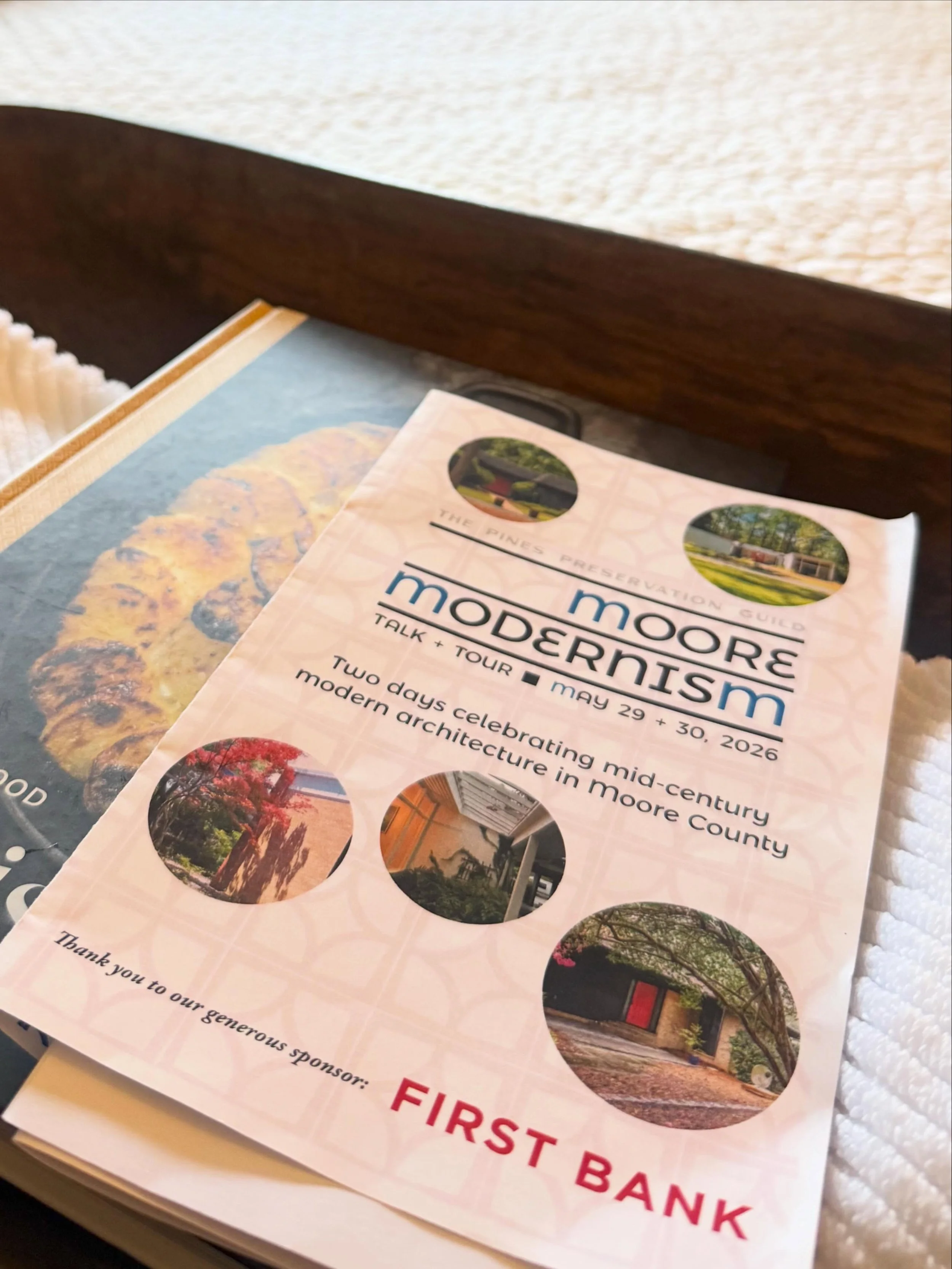 What a weekend.

Last Friday and Saturday, Moore County opened its doors and you showed up.

70 people joined us for the Mayberry Modernism Lecture with @usmodernist founder George Smart, and over 100 people explored five architecturally significant 