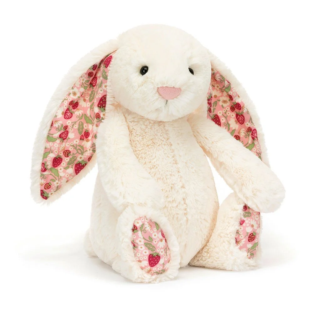 Jellycat Medium Blossom Cream Bunny 'Berry'