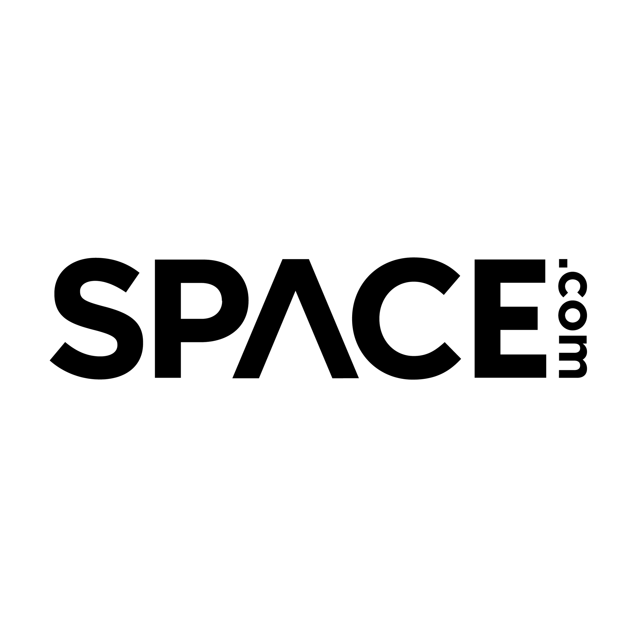 Logo for SPACE.com with the word SPACE in bold black letters and .com in smaller font.