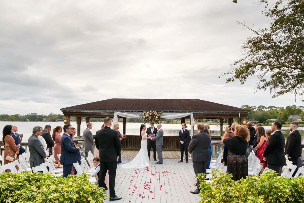 An Intimate Celebration | Claudia & David at Enzo’s on the Lake | Orlando Wedding Photographer