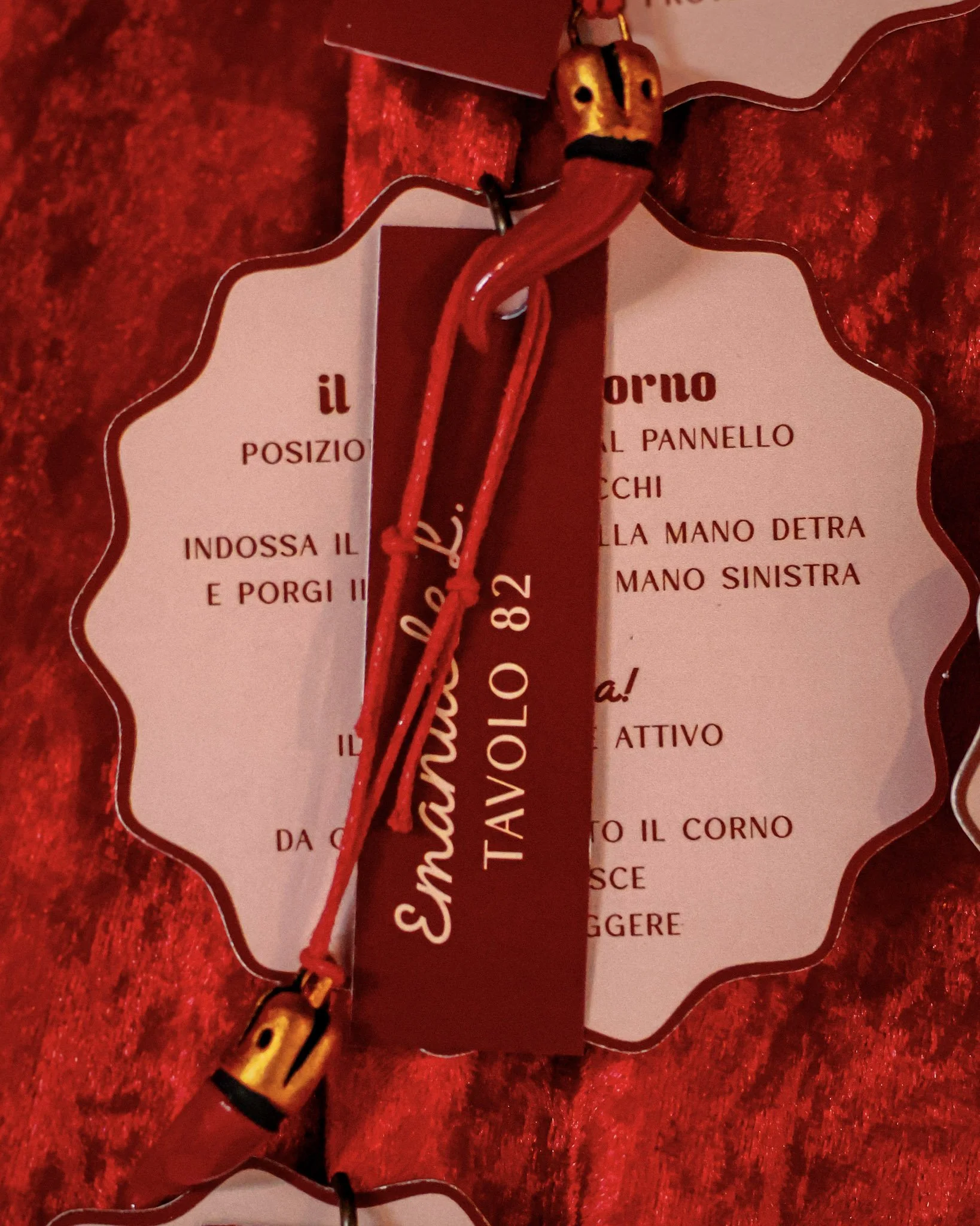 braccialetto corno bomboniera