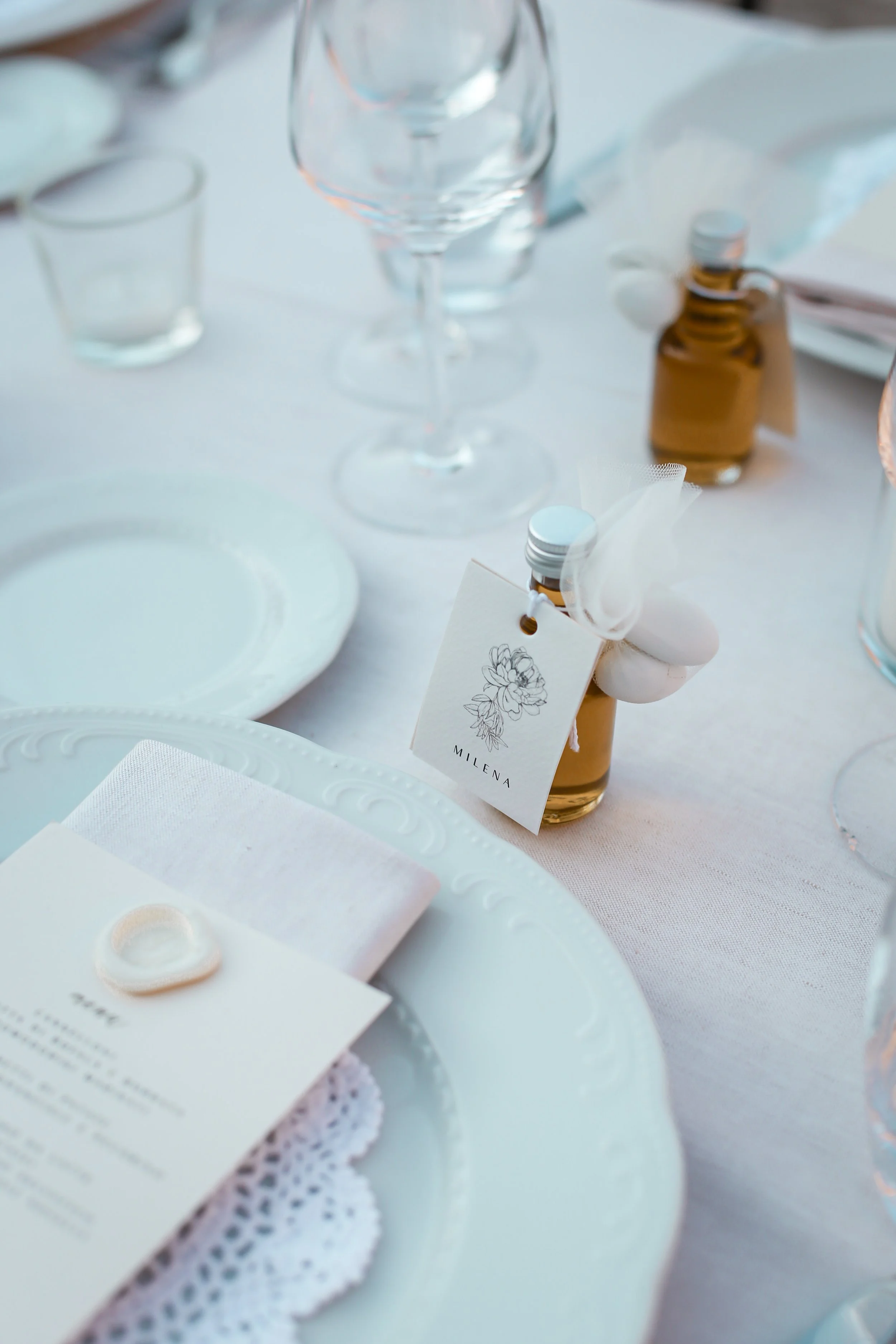 mise en place matrimonio olio 