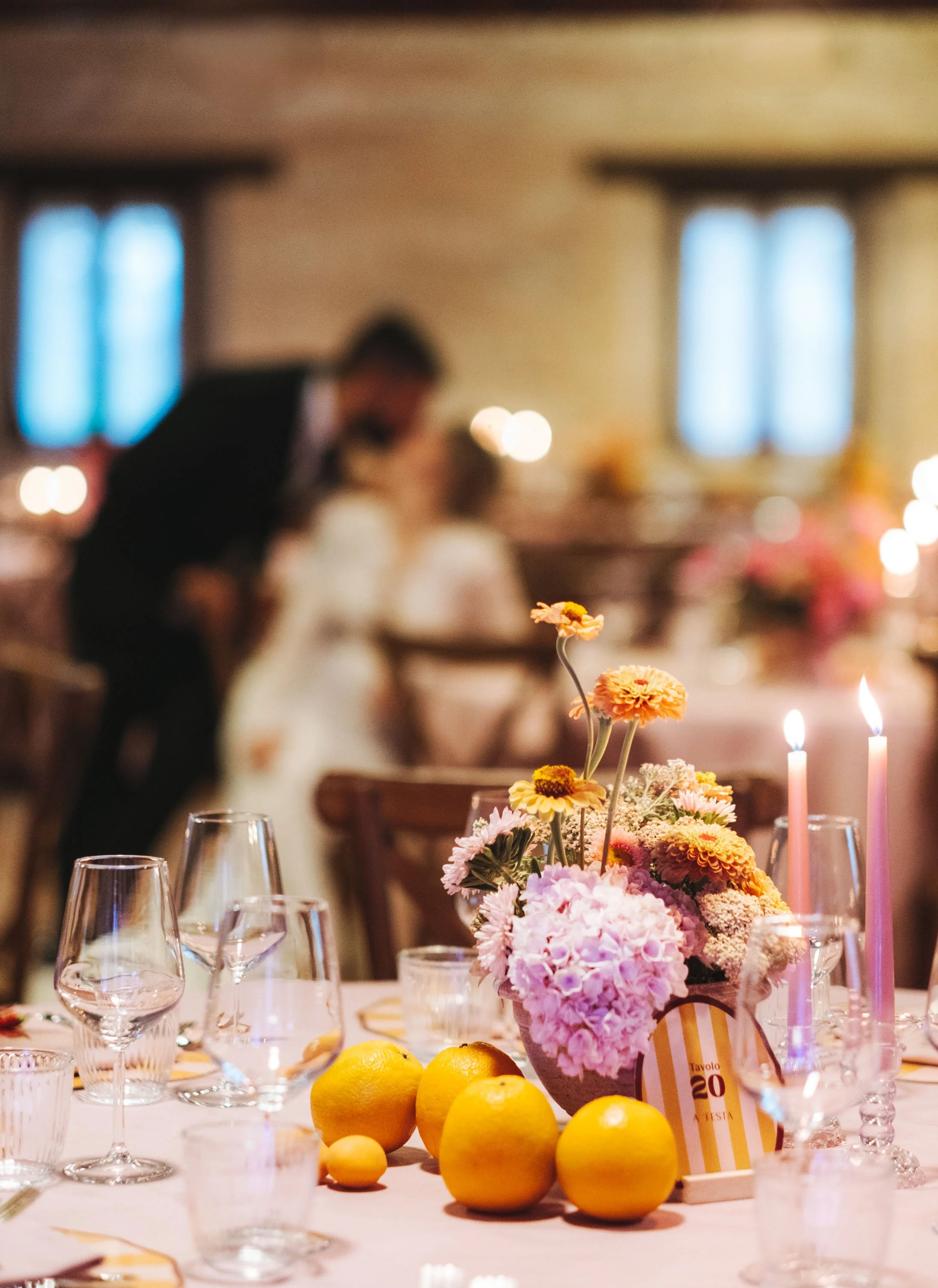 allestimento tavoli matrimonio 