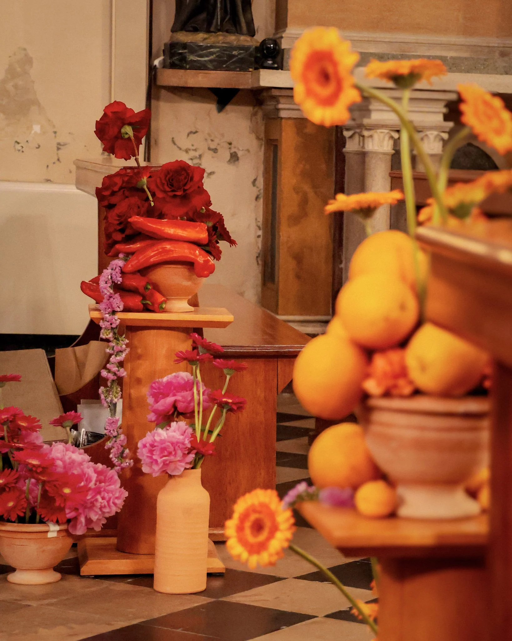 composizioni di frutta e verdura 