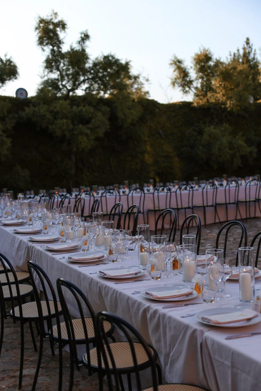 allestimento tavolo matrimonio in un castello 