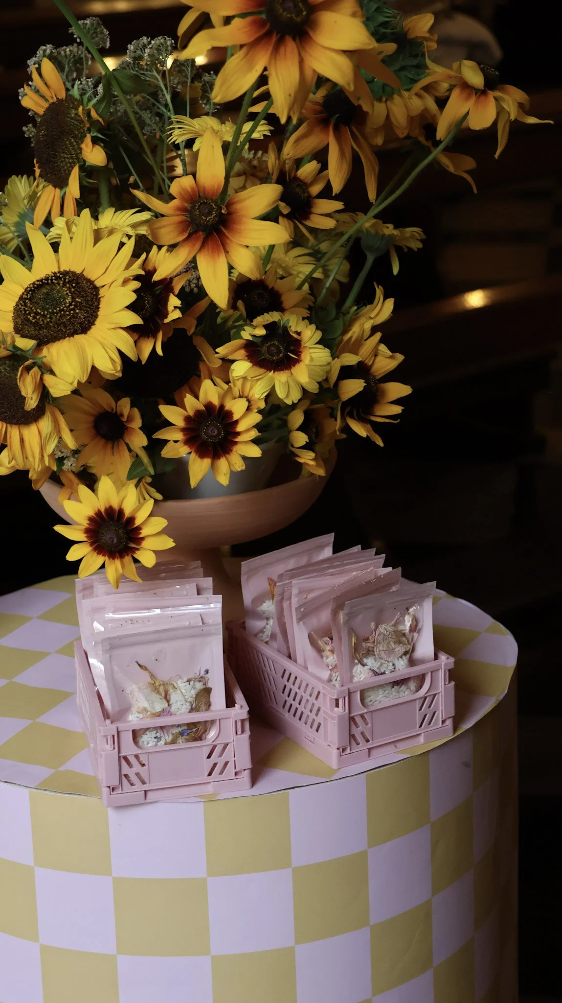 girasoli e riso matrimonio 