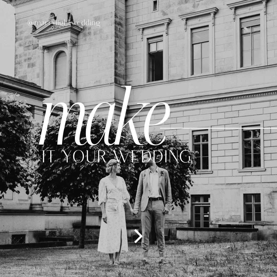 Was sollte an eurem Hochzeitstag nicht passieren? Ihr solltet euch nicht unwohl f&uuml;hlen, wie ein Fremdk&ouml;rper, den Vibe nicht f&uuml;hlen und euch nicht gestresst f&uuml;hlen. Nicht still &amp; heimlich w&uuml;nschen, es anders gemacht zu hab