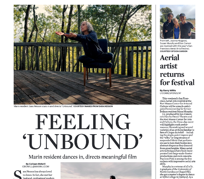 Marin Independent Journal: Marin resident dances in, directs meaningful film