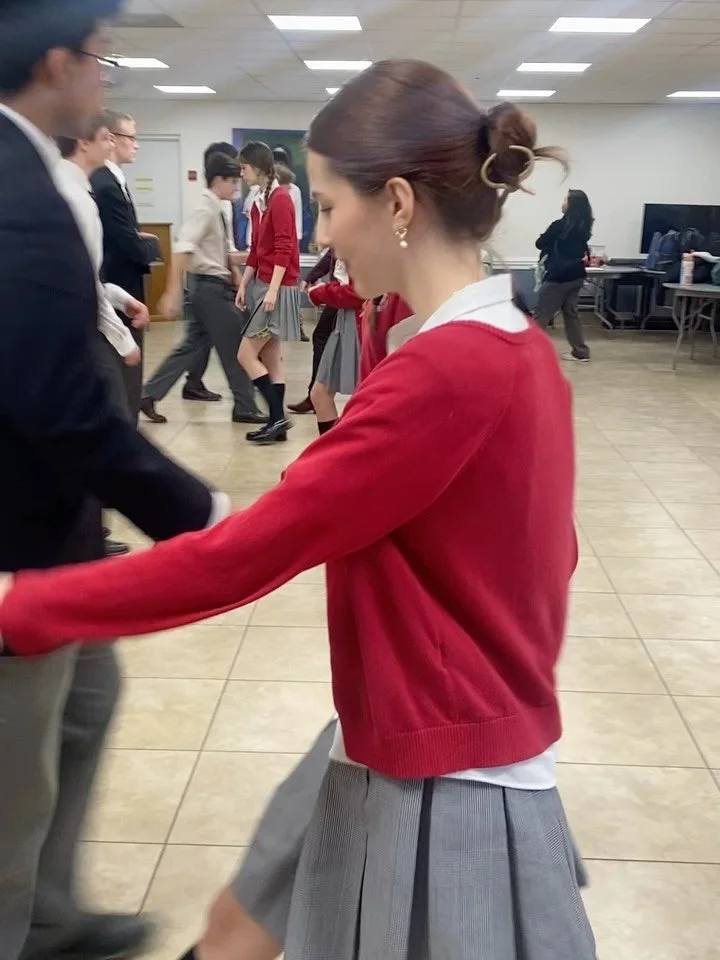 At Cardinal Kung Academy, we usually reanimate the past from books, but recently the 11th graders studying Jane Austen&rsquo;s Pride and Prejudice engaged in a little experimental archaeology: they danced! They learned two dances in the style Jane Au