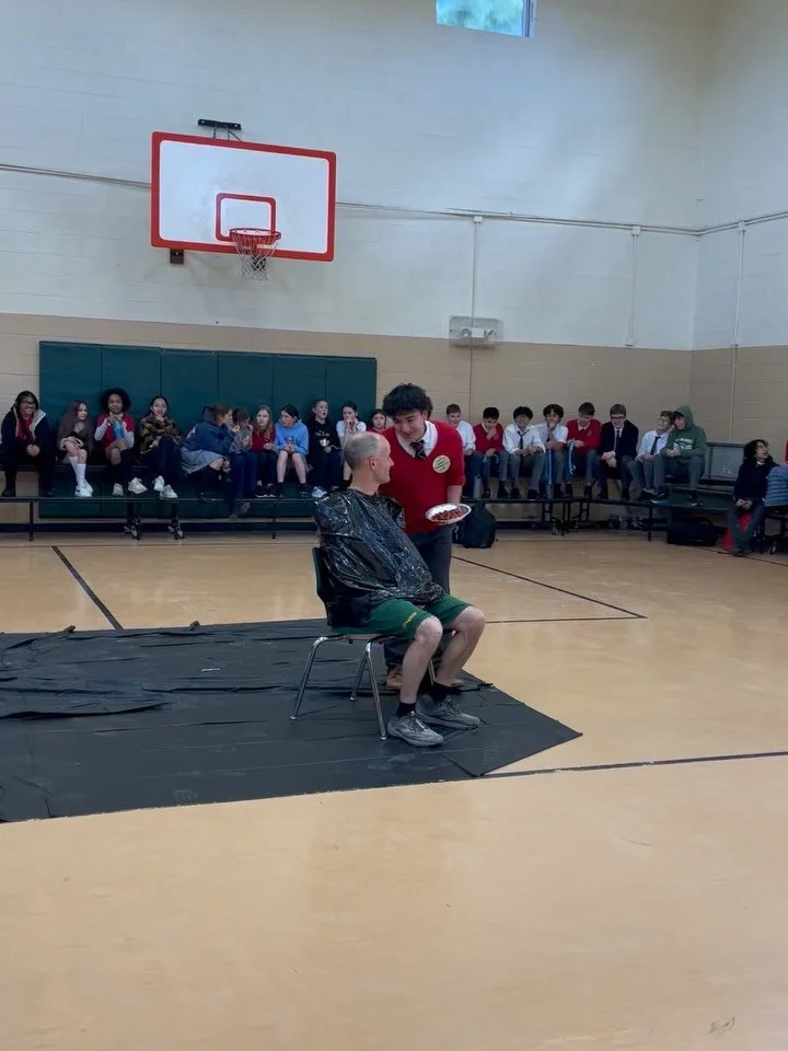 Pi Day Fun! 🥧🥧🥧

Thanks to these teachers&rsquo; willingness to take a pie to the face, the Student Council raised over $1,000 to be used for various clubs and school activities through the end of the year! This assembly always brings a lot fun, e