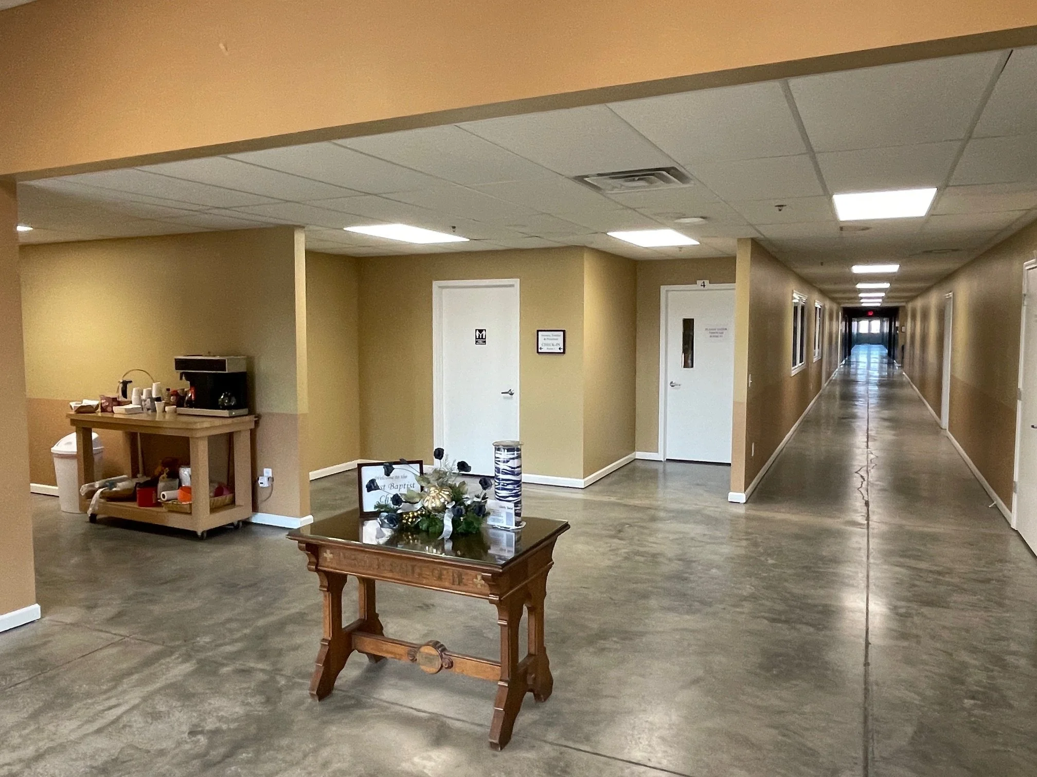 Entryway & Coffee Station