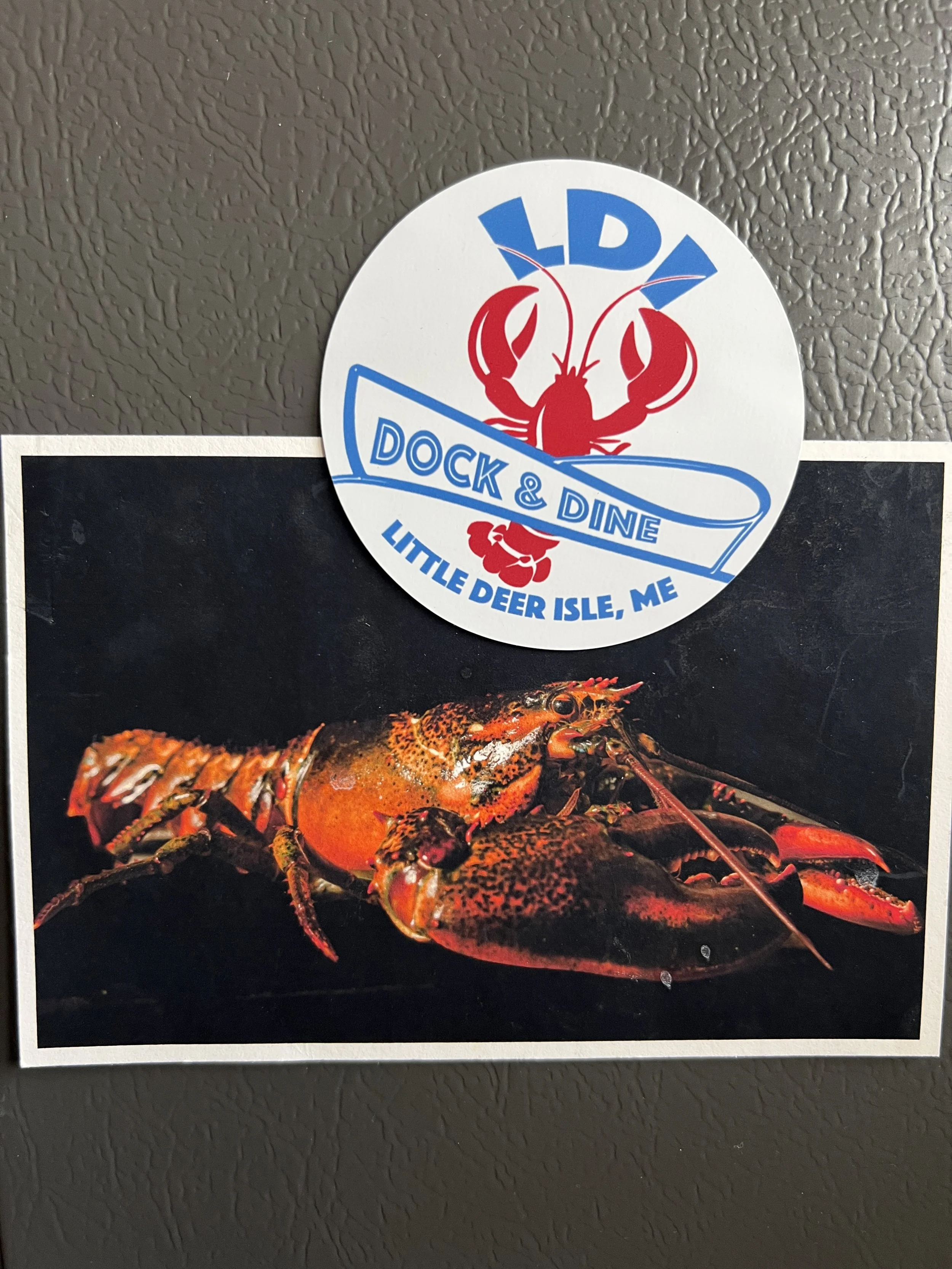 LDI Lobster Dock and DIne Magnet