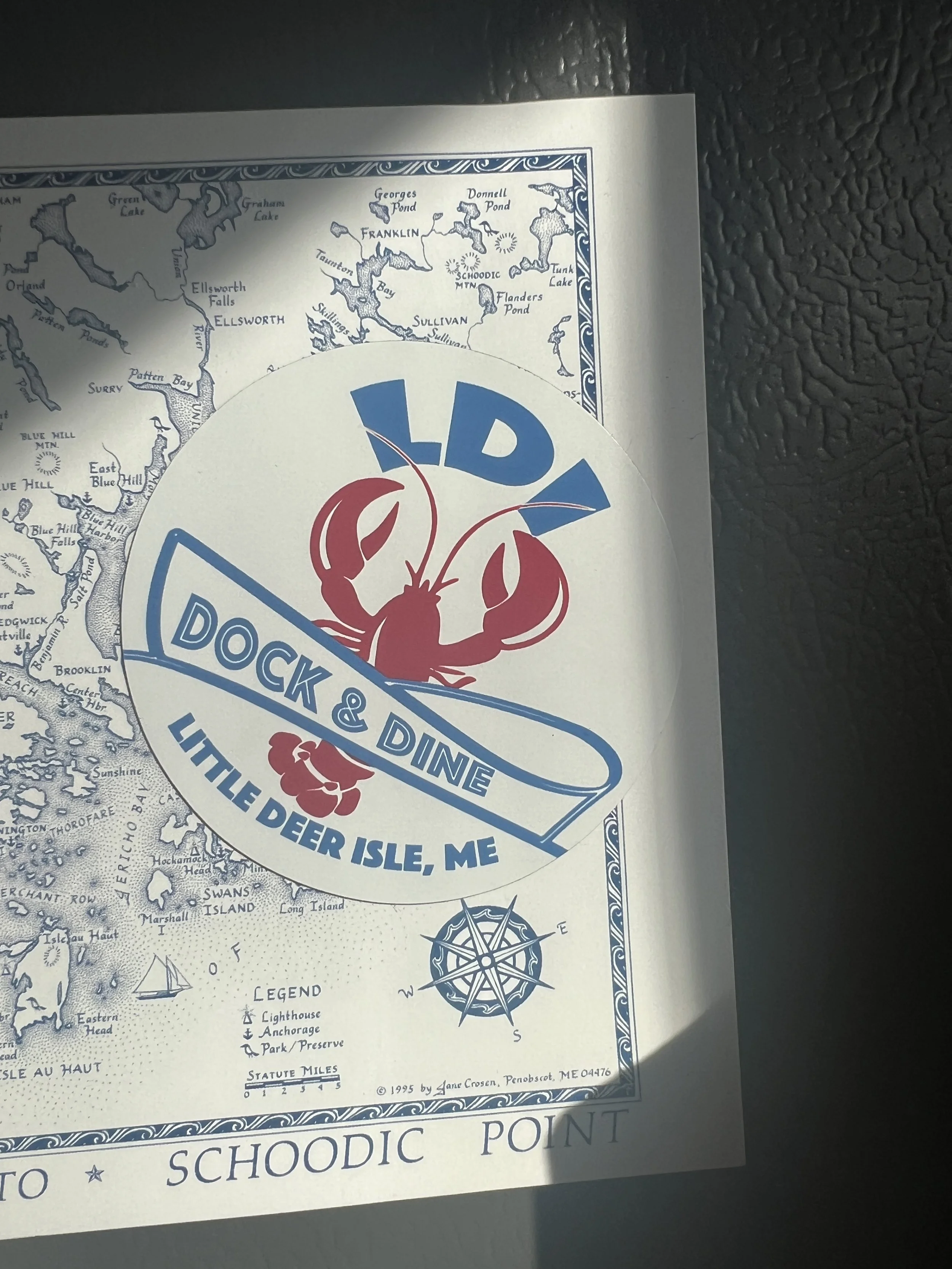 LDI Lobster Dock and DIne Magnet